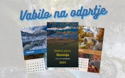 VABILO: odprtje razstave DOBRO JUTRO, SLOVENIJA koledar 2023