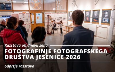 ODPRTJE RAZSTAVE: Fotografinje FD Jesenice 2026 ob dnevu žena