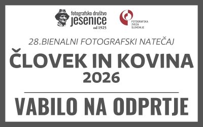 VABILO: 28. bienalni fotografski natečaj ČLOVEK IN KOVINA 2026